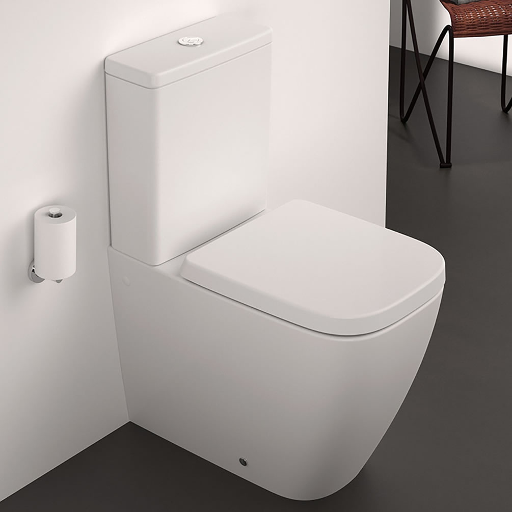 Lifestyle image of Ideal Standard i.life S Compact Close-Coupled Back-To-Wall Toilet